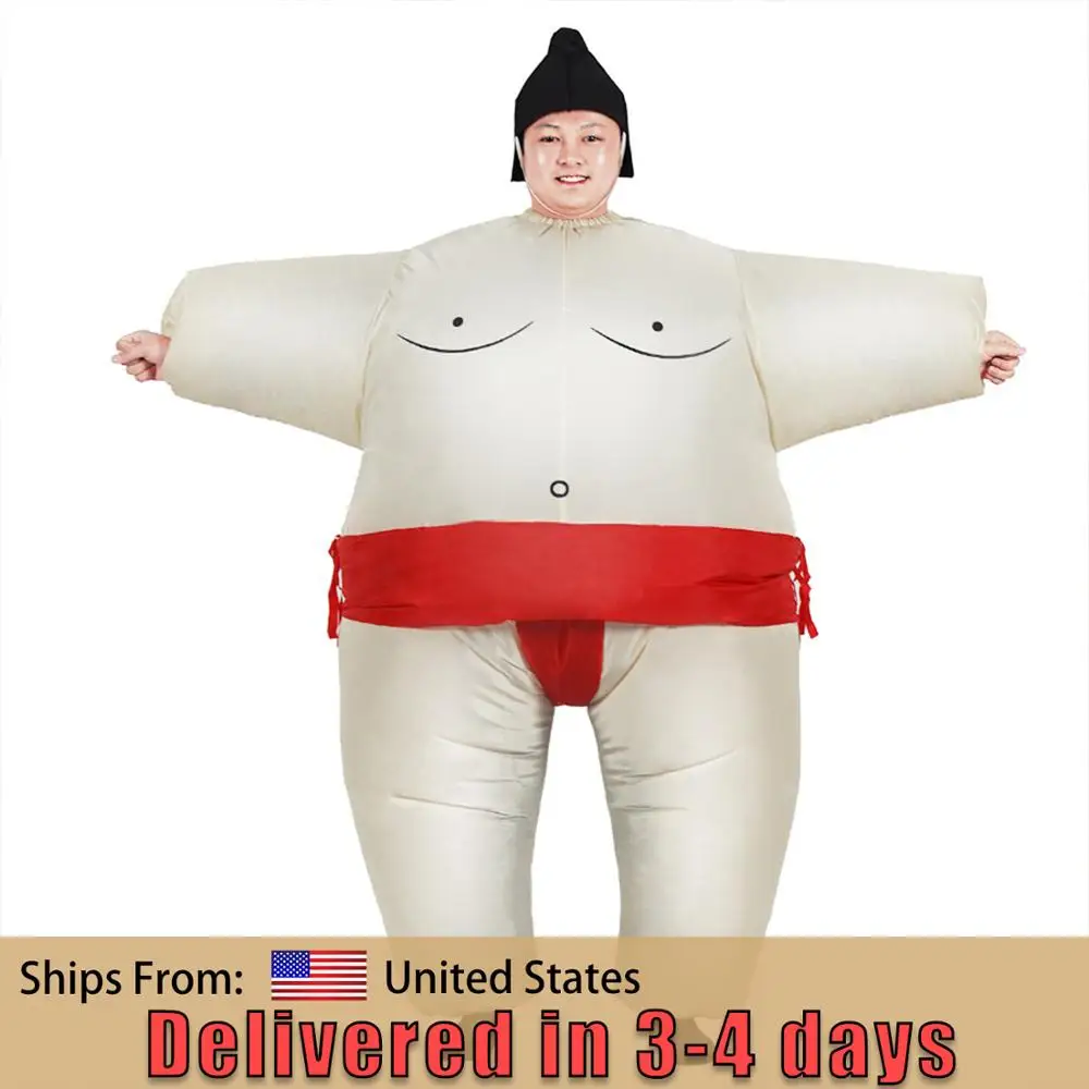 

Надувной костюм для косплея Sumo, комбинезон унисекс, подходит для взрослых, детей, вечевечерние, карнавала, Рождества, Пурим, Хэллоуин, косплей