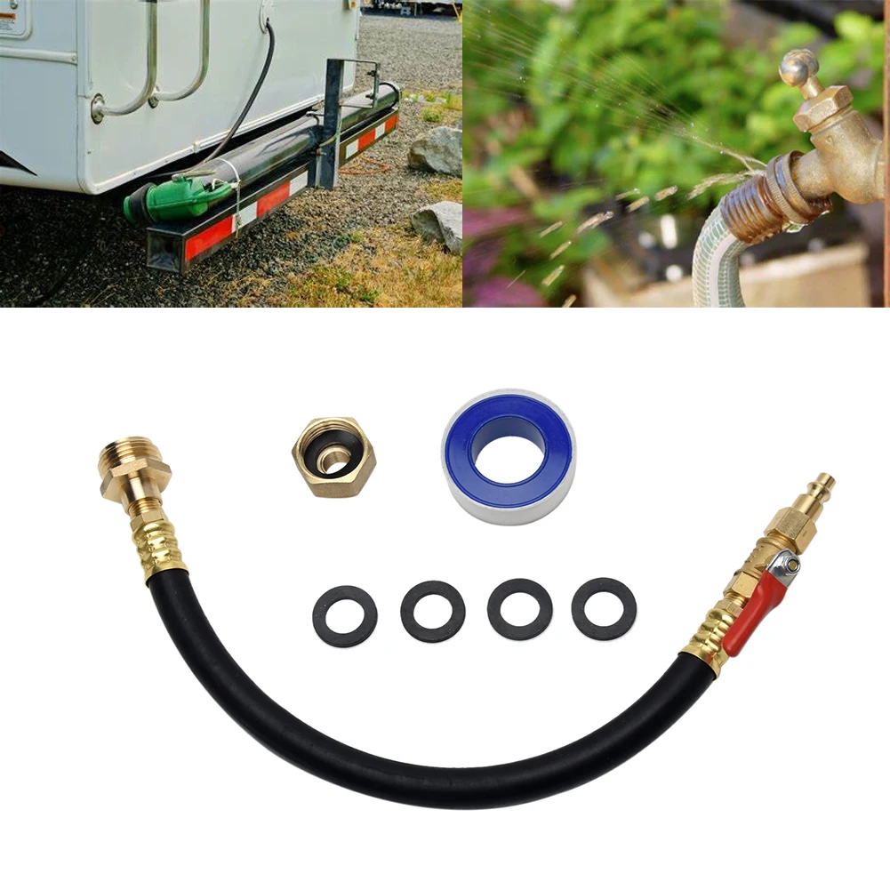 

Sprinkler Blowout Adapter Travel Trailer Shut Off Camper RV Winterizing Kit Brass Air Compressor Motorhome Fitting Plug