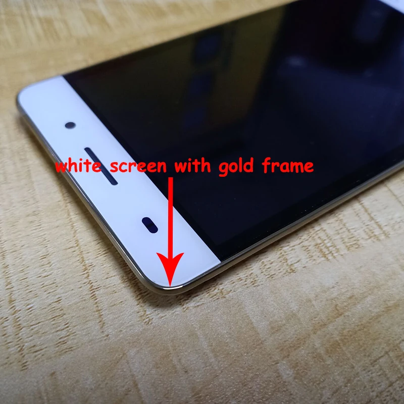 white and gold frame ЖК-дисплей для huawei Honor 4C lcd CHM-U01/G Play Mini CHC-U01 CHC-U03 ЖК-дисплей сенсорный экран дигитайзер стекло в сборе с рамкой - Цвет: white and gold frame