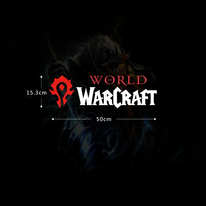 Автомобильная наклейка World of Warcraft Автомобильная наклейка для племенного логотипа Union Badge WOW задняя декоративная наклейка на окно - Название цвета: C