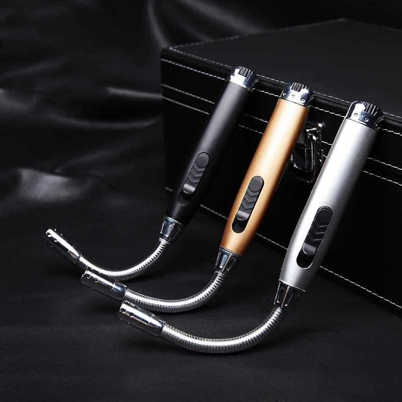 

Kitchen Multifunction Hose Jet Gas Lighter Turbo Torch Stove Lgnition Cooking Outdoor Cigar Cigarette Metal Lighter Windproof