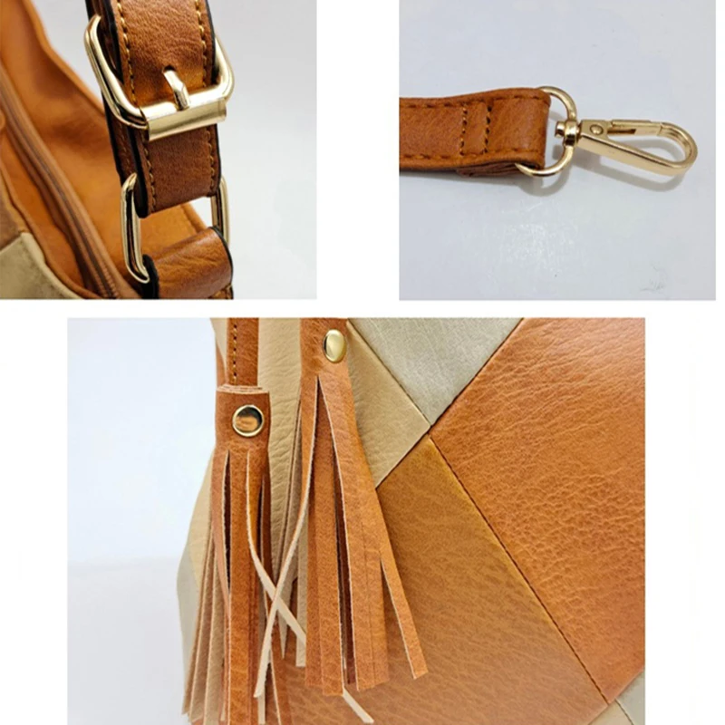 Сумка-мессенджер женская из высококачественной кожи модный саквояж на плечо в