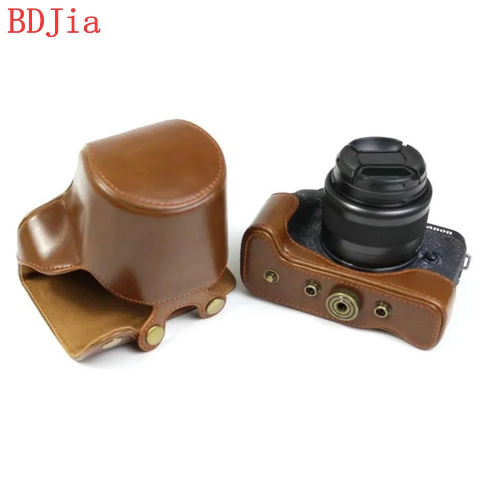 Новинка 2020 чехол из искусственной кожи для камеры Canon EOS M6II M6 MarkII с объективом 15-45