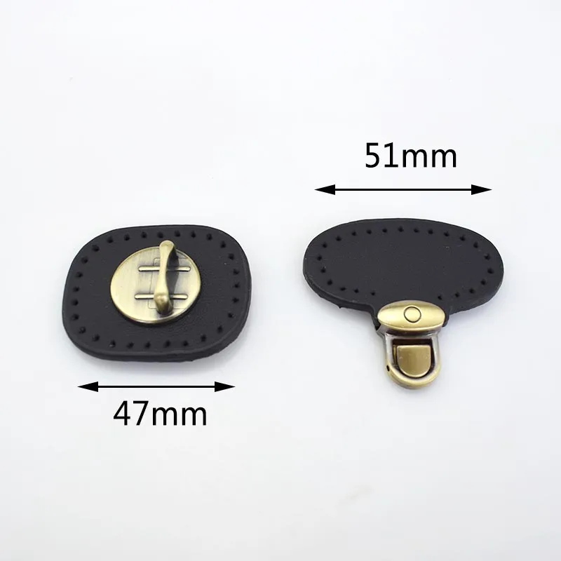 1/2 шт PU кожаная сумка с замком модная застежкой и пряжкой женская на плечо врезной