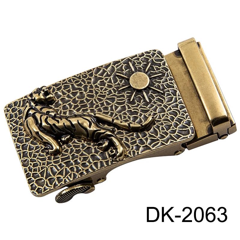 DK-2063 Известный бренд, новые автоматические пряжки для ремней для мужчин, пояс с трещоткой, пряжка для ремня без ремня, подходит для 3,5 см, кожаный ремень с пряжкой - Цвет: DK-2063