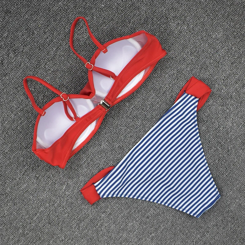 

Two Piece Swimwear Women Push Up Sexy Bikinis Swimsuit 2021 Summer Bathing Suits Halter Top Plus Size Swim Wear XXL