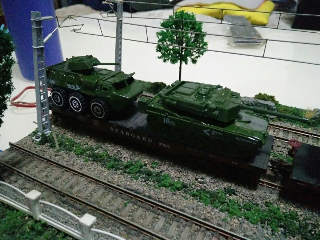 HO1: 87 6 шт масштабная модель грузовика с зеленым цветом