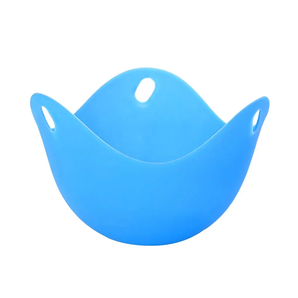 

2pcs/set Flexibe Silicone Egg Poachers Cook Poach Pods Kitchen Tool Baking Poached Cup Random Color