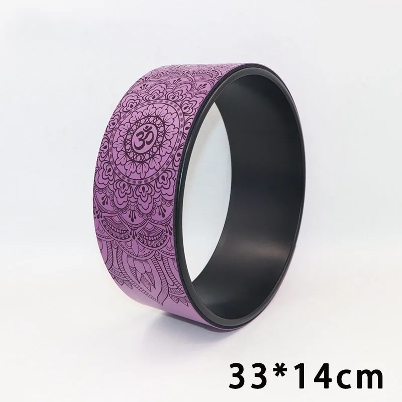 

High-Density TPE Yoga Pilates Fitness Circle Back Training Tool Slimming Magic Waist Shape Pilates Ring Exercise Roller Wheel