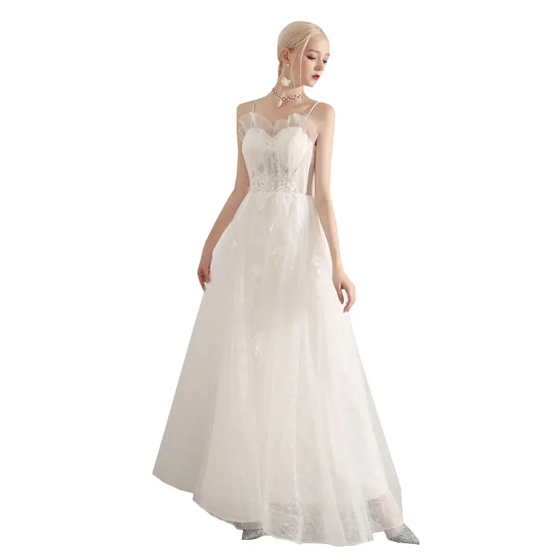 Элегантное свадебное платье Vestido de Festa appliques A-Line платье suknia slubna vestidos de novia Свадебные платья