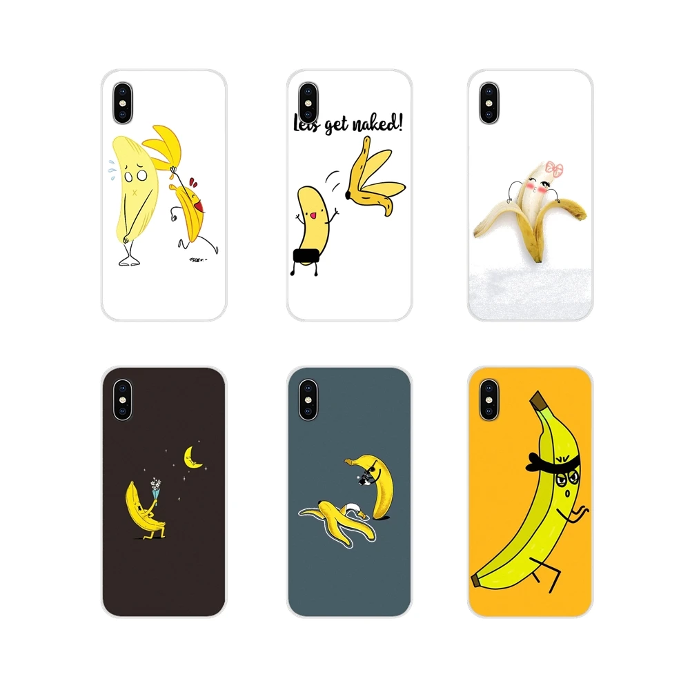 Силиконовые чехлы для Huawei Y5 Y6 Y7 Y9 Prime Pro GR3 GR5 2017 2018 2019 Y3II Y5II Y6II Мультяшные бананы