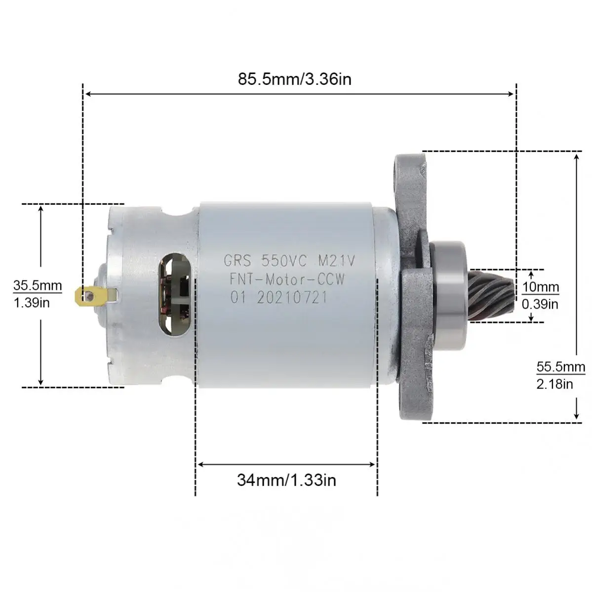 RS550 8 Teeth DC Motor High Power Reciprocating Saw with Conical Gear for Electric Saber Saws Handheld Cutting | Обустройство дома