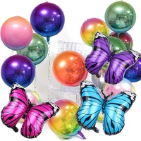 butterfly wall decor foil balloons birthday party decorations butterfly party supplies baby shower wedding mothers day gifts