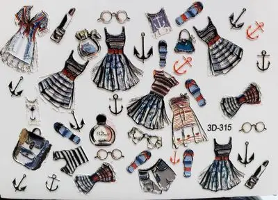 6d ручная роспись DIY гравировка танцующая девушка ногтей стикер веб-знаменитостей