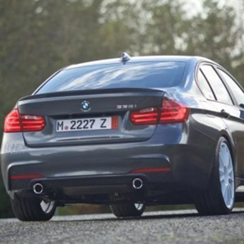 Автомобильный задний спойлер F30 F80 M3 из матового углеродного волокна для BMW 2015