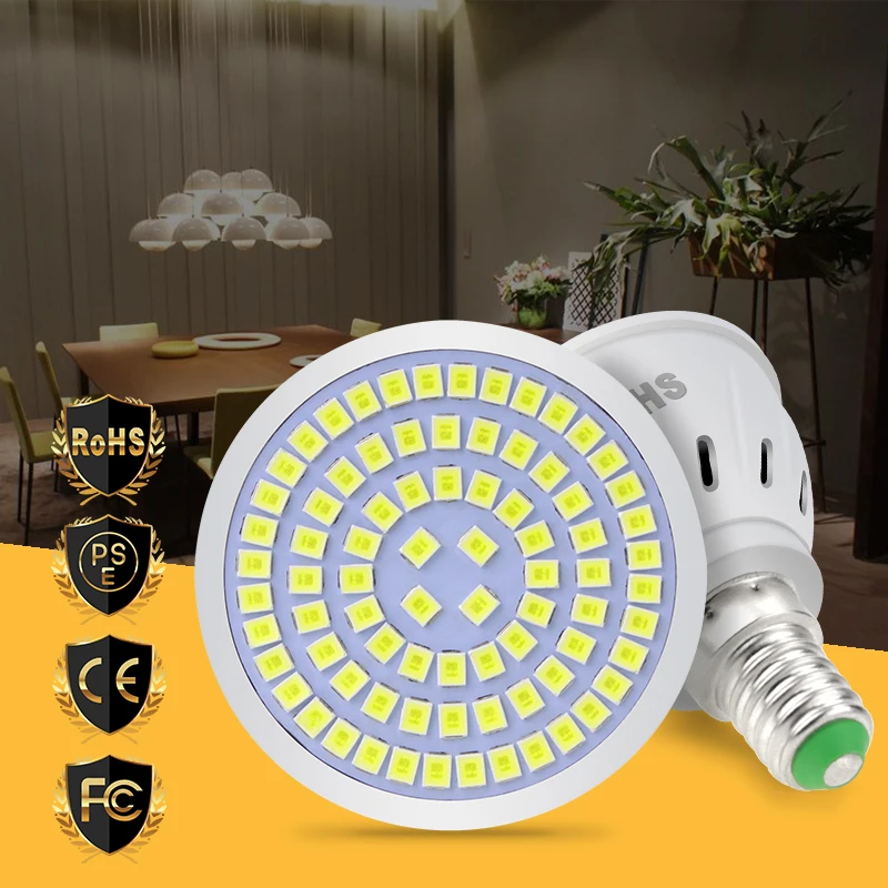 

GU10 LED Lamp E27 LED Bulb 220V MR16 Spotlight Lamp LED Bombillas E14 Corn Bulb GU5.3 Spot Light Ampul 2835SMD 3W 5W 7W B22 240V