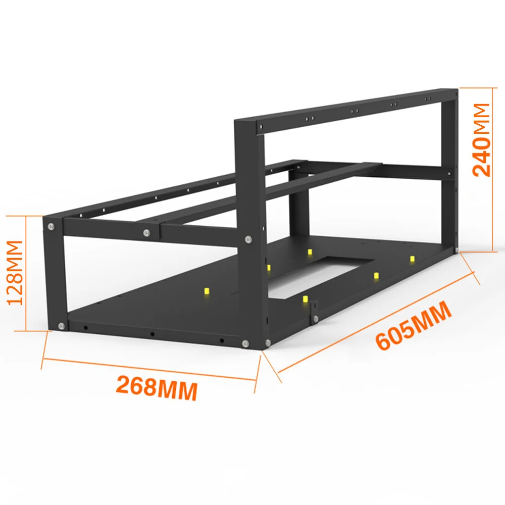 In Stock Now!Stackable Open Mining Rig Frame Mining ETH/ETC/ZEC Ether Accessories Tools For 6/8 GPU Crypto Coin Bitcoin Rack