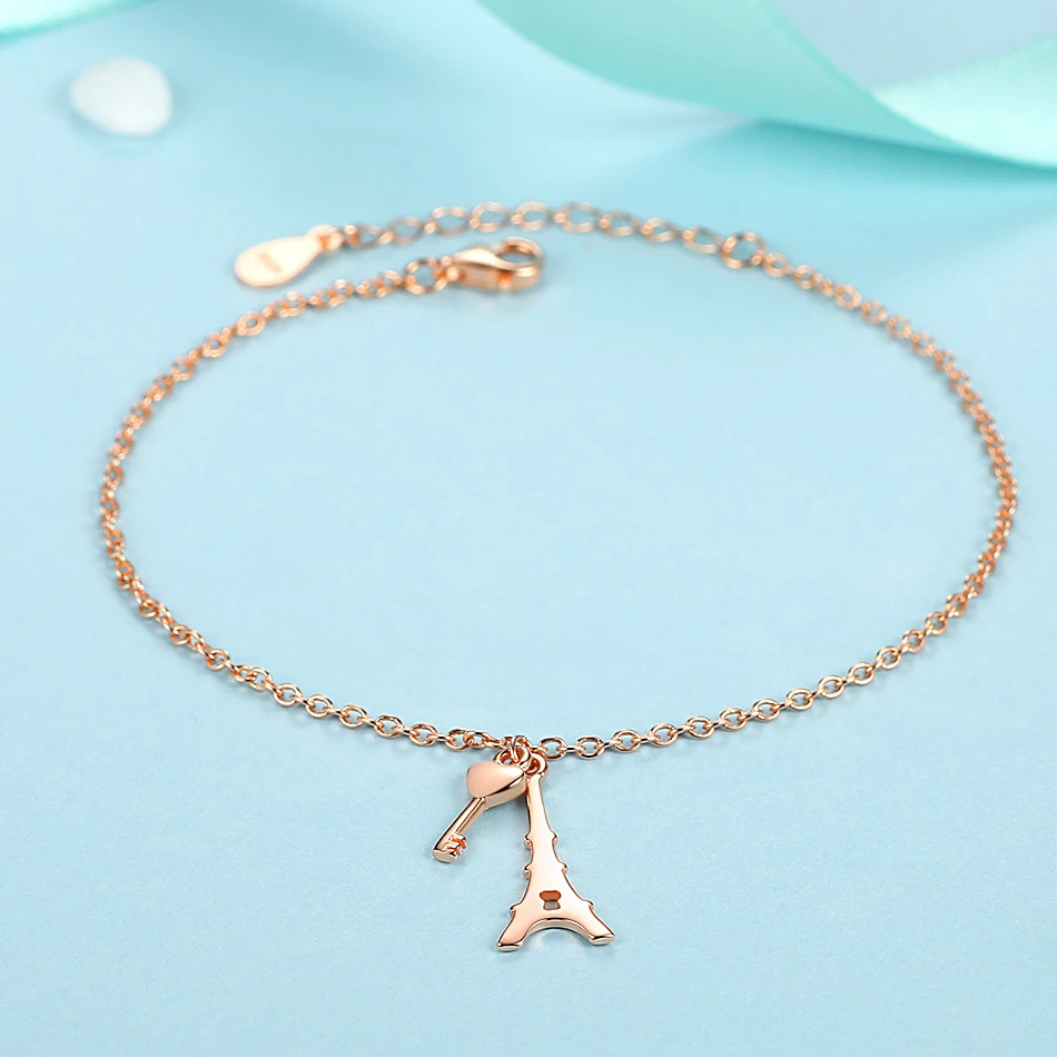 Настоящие 925 стерлингового серебра браслеты из нержавеющей стали для женщин