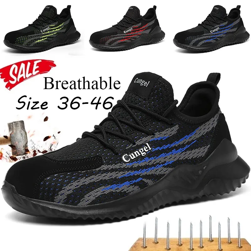 

Men Hiking Shoes Outdoor Trekking Sports Climbing Boots Summer Breathable Mesh Non-slip Walking Trainers Camping Comfortable