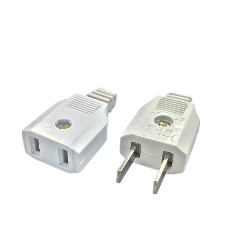 2 контактный ЕС штекер Женский электронный разъем проводки Мощность iphone зарядное