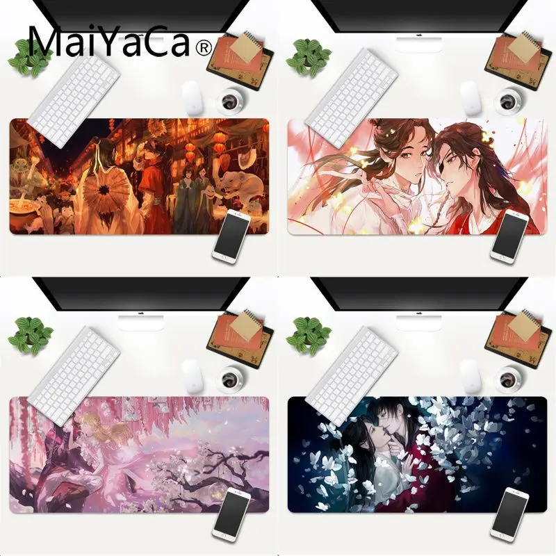 

2020 New Tian guan ci fu Lock Edge Speed Control Laptop Keyboard Mat Gaming Mouse Mat xl xxl 800x300mm for world of warcraft