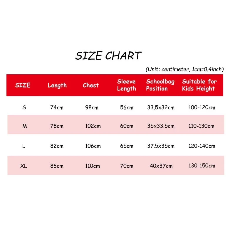 Yuding Children's Raincoat with Schoolbag Boys Girls Kindergarten Logo Printing Baby Poncho Hike Outdoor Kids Backpack | Дом и сад