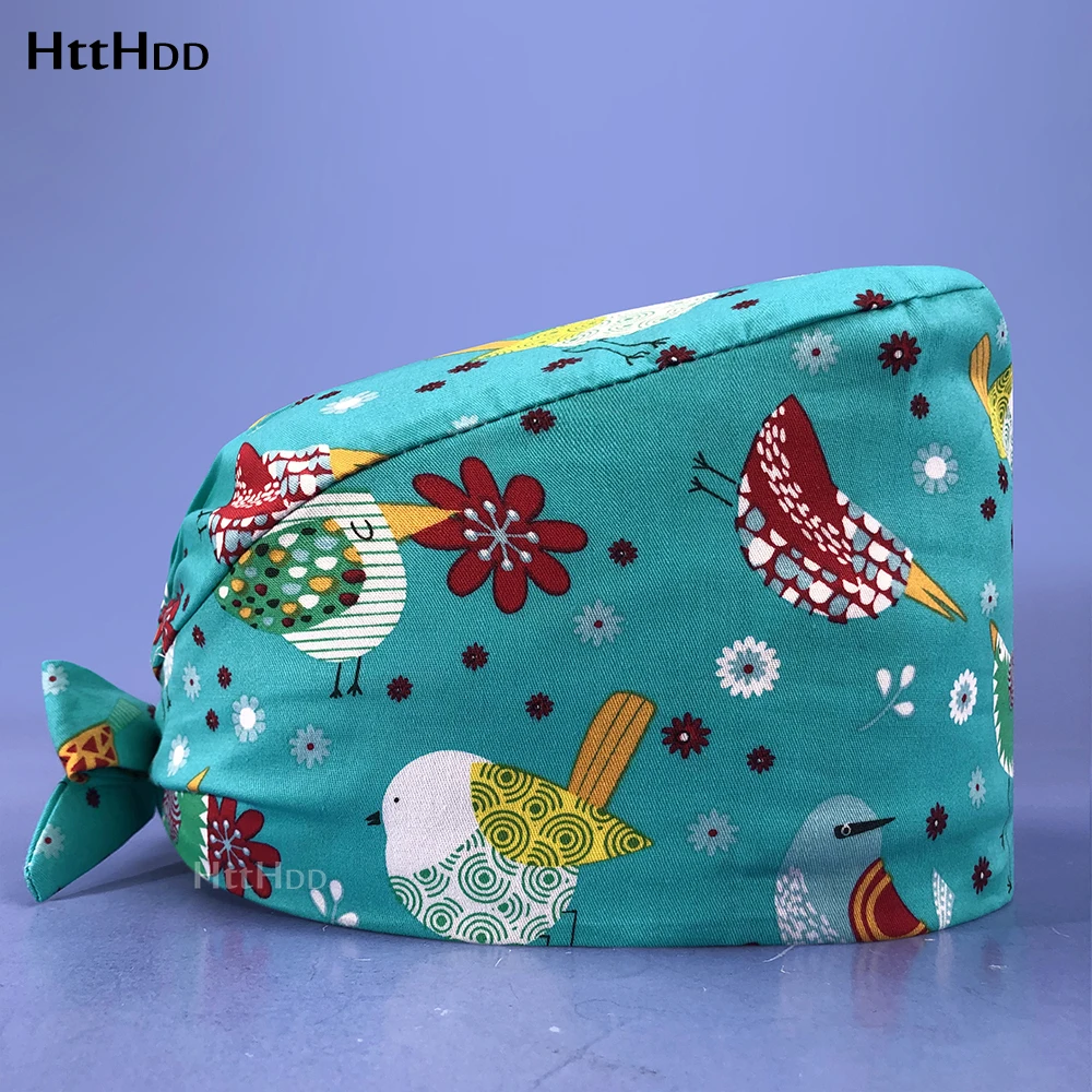 

Unisex Tooth Check Cotton Lab Work Cap Scrubs Caps Scrubs Women Caps Health Service Work Caps Operator Hats Nursing Cap