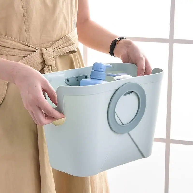 Складные корзины для ванной из ПЭ корзина мытья комнаты органайзер фруктов сумки