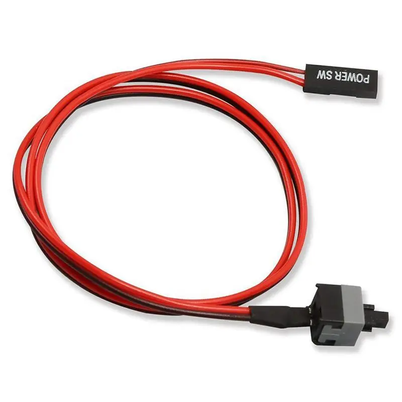 2 шт Pin SW PC кабель питания вкл/выкл кнопка ATX компьютерный переключатель провода 45