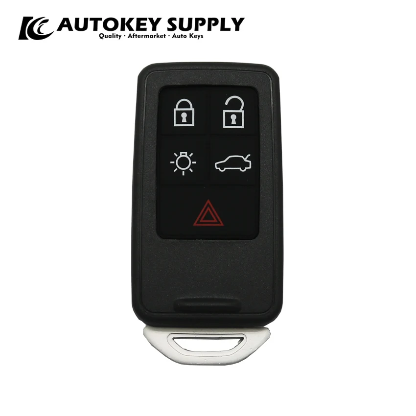 

FORVolvo 4+1 Buttons Smart Card key Shell With Logo AKVOF105