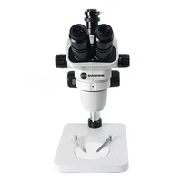 sz6745t b1 trinocular hd stereo microscope external camera display 0 67x 4 5x continuous for mobile phone repair zoom