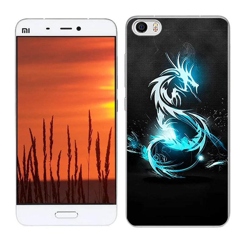 Мягкий силиконовый чехол для Xiaomi 5 Xiao Mi MI5 M5 Туманность окрашенный телефона Xiaomi5 mi