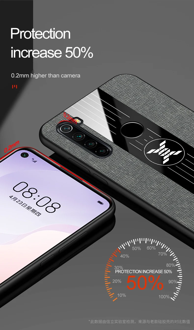 For Xiaomi Redmi Note 5 7 8 Pro 8T 9S 9 Pro Max Case Fabric Magnetic Ring Phone Cover Redmi 7 8 8A 9 9A 9i 9C 10X K20 Pro Cases