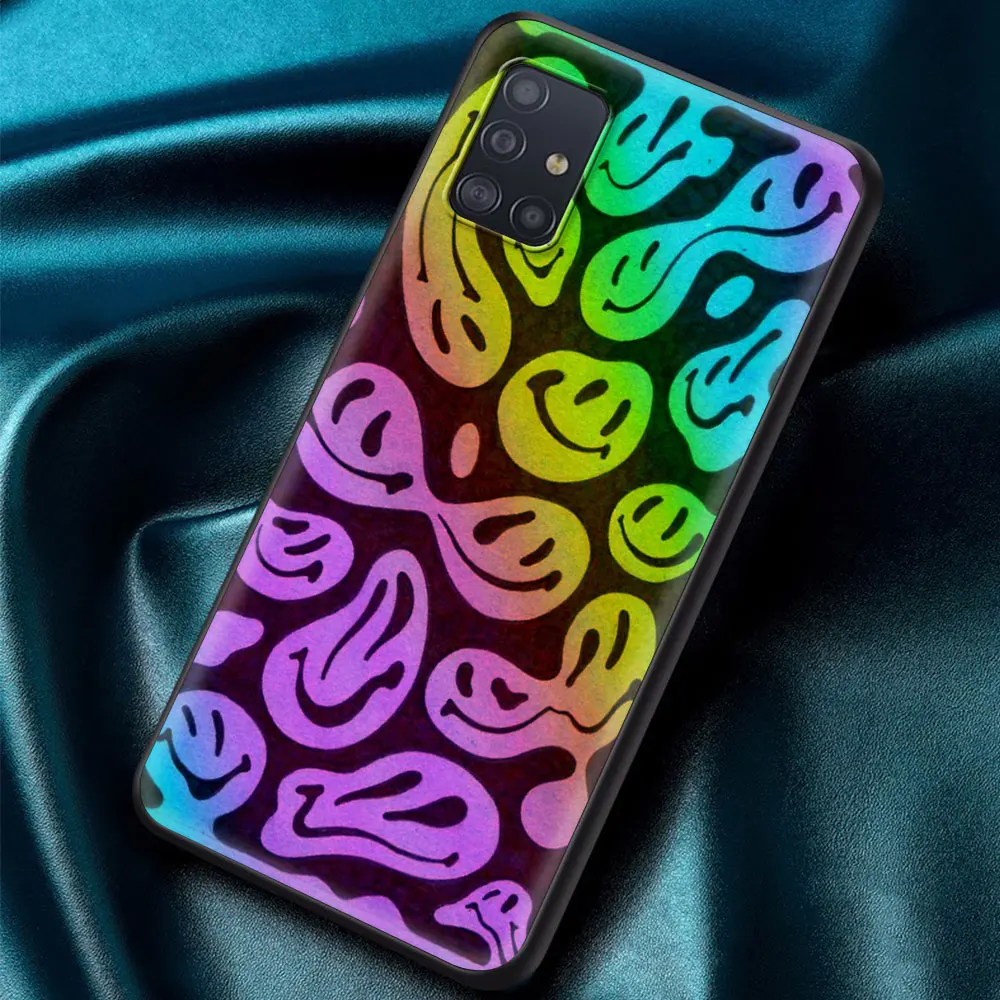 

Soft TPU Case for Samsung Galaxy A32 A52 A72 4G A21S A51 A71 A12 A02S A21 EU A41 A31 5G Phone Coque Shell Funny Face Pattern