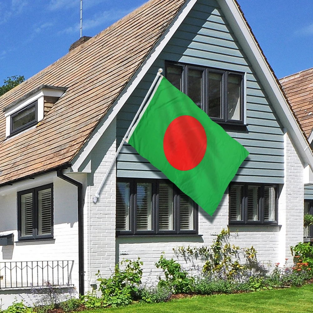 3 Х5 фута Бенгальский флаг Бангладеш BD с латунными прокладками для декора | Дом и