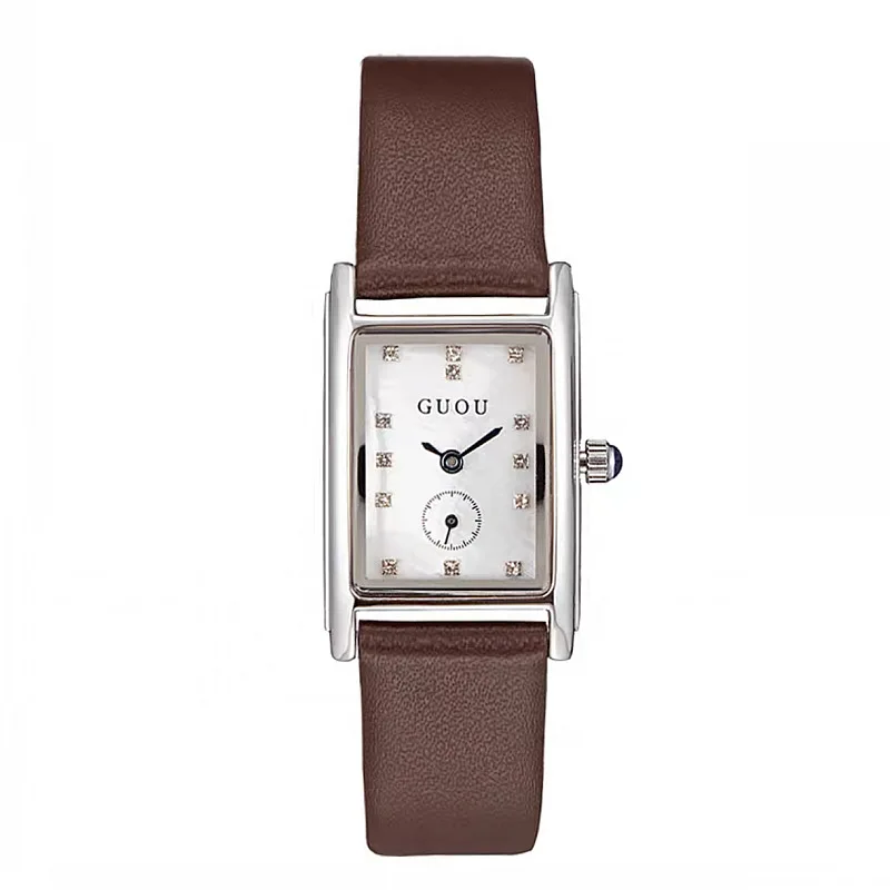 New Simple Style Quartz Watch For Women Elegant  Leather Strap Waterproof Watch Fashion Diamond Ladies WristWatch reloj mujer