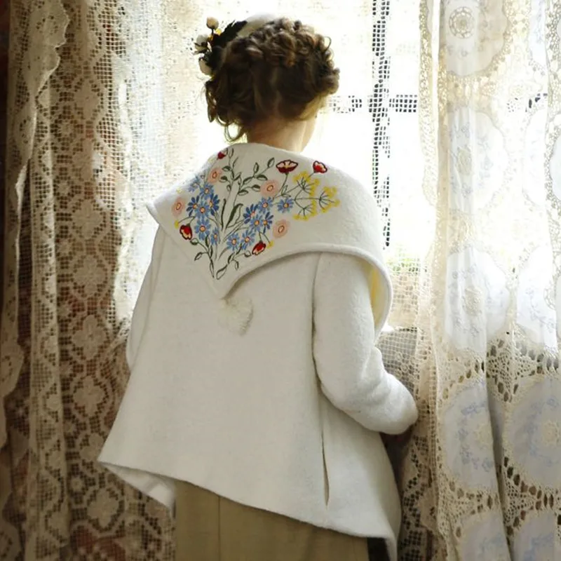 Женская твидовая Асимметричная куртка оригинального дизайна короткая шерстяная