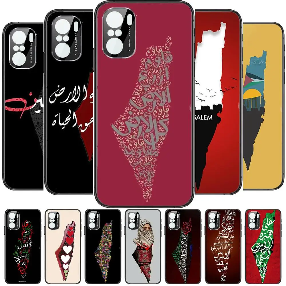 

Palestine Broadsword Phone Case For xiaomi redmi POCO F1 F2 F3 X3 Pro M3 9C 10T Lite NFC Black Cover Silicone Back Prett mi 10 u