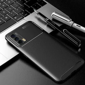 For OPPO Realme V 13 11 5 3 Case Carbon Fiber Back Cover Beetle Series
Soft Phone Shell For Realme C 25 20 12 11 Q2 i PRO