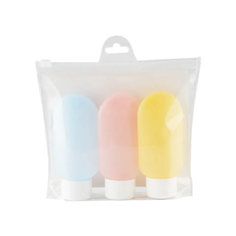 3 шт./компл. 60 мл Портативный путешествия лосьона гель для душа шампунь