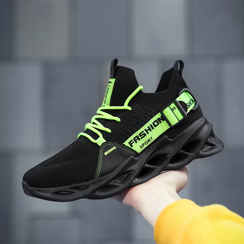 

Men Comfortables Breathable Casual Lightweight Running Wear-resistant Leisure Lace Outdoor Sport Fashion Shoes Sneakers Jogging