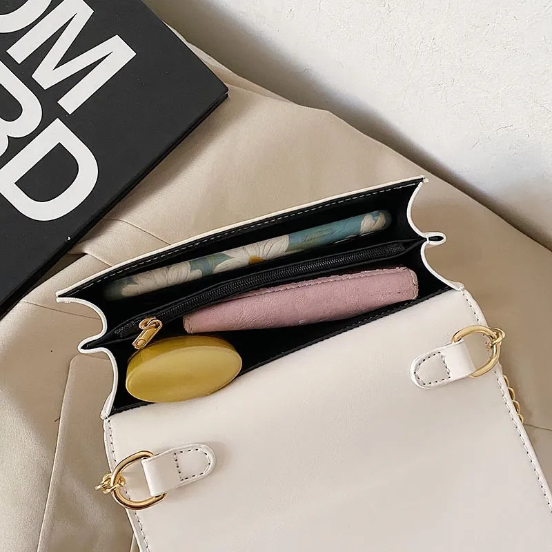 

Small Chain Crossbody Bag Luxury Women Designer Clutch Handbag Cute Print Messenger Bags Lady Quality Leather Flap Shoulder Bag