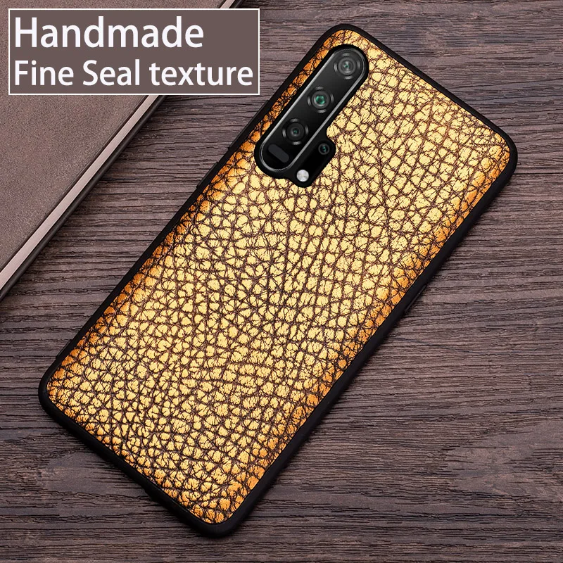 Leather Phone Case For Huawei Nova 9 8 7 SE 5T 5i For Honor 10 20S 30 50 60 Pro Magic 3 Cowhide seal Texture Cover