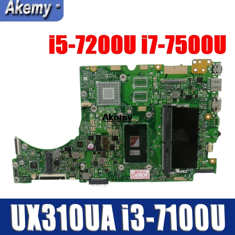 UX310UA материнская плата i3 7100U/i5 7200U/i7 7500U для ZenBook Asus UX310U UX310UV UX301UQ ноутбука