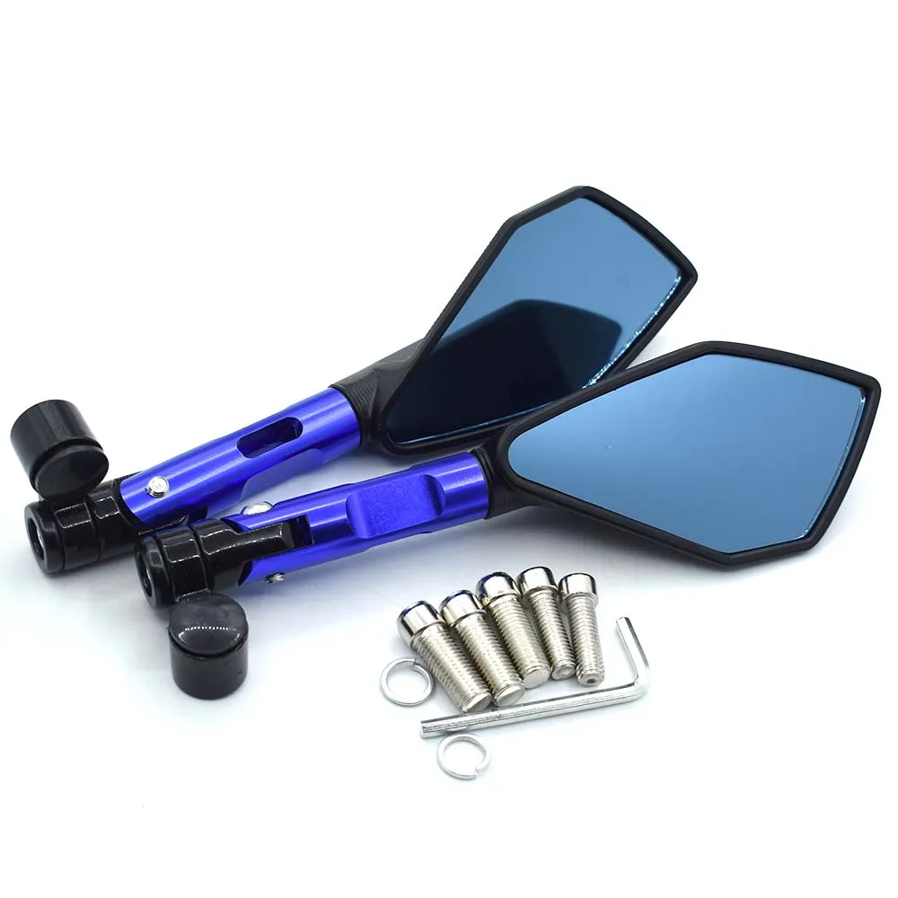 

Universal CNC aluminum alloy motorcycle rearview mirror side mirror for Kawasaki ZXR400 GPZ500S EX500 NINJA500 ER-5 W800 650R