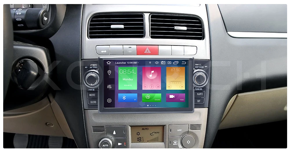 Ips DSP 8 Core 1 din Android 9 Ram 4G Автомобильный DVD мультимедийный плеер для Fiat Grande Punto Linea 2007-2012GPS навигация Радио экран