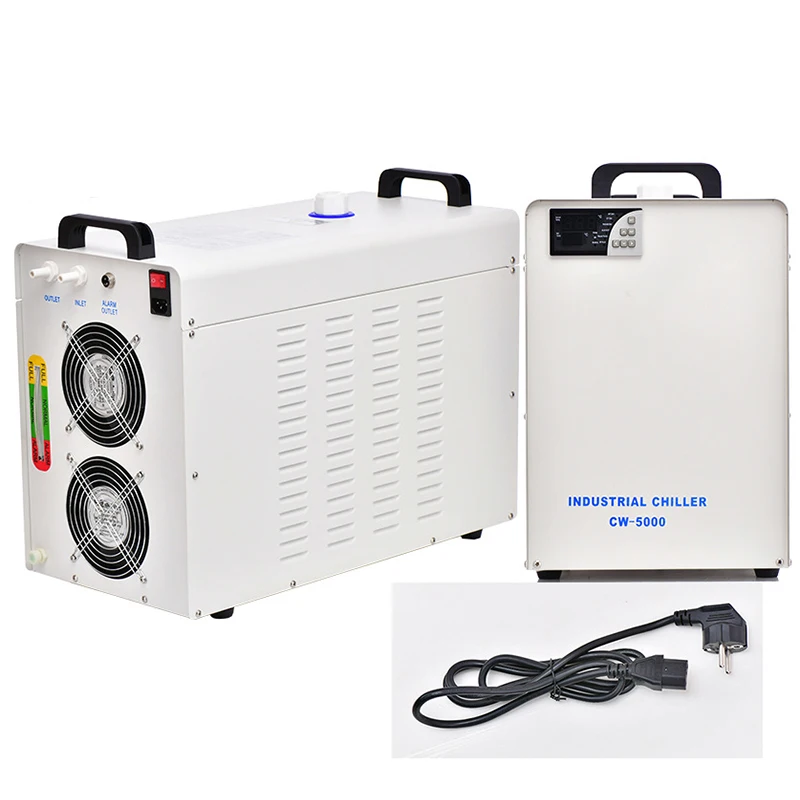 

110 V / 220 V CW-5000 лазерный охладитель воды с ЧПУ шпиндель кулер промышленное водяное охлаждение термоформовочное оборудование охлаждения