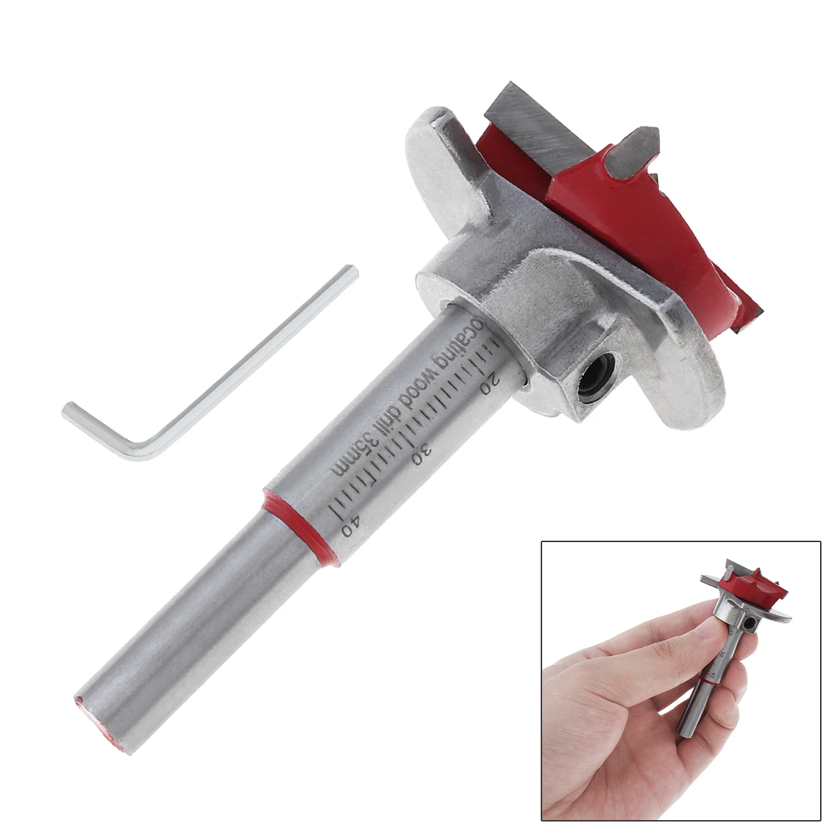 35 мм твердосплавный шарнирный резак для позиционирования Древесины Сверло Ремер