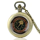 Уникальные винтажные кварцевые карманные часы CCCP с символом космического агента, подвеска на ожерелье, часы, подарки