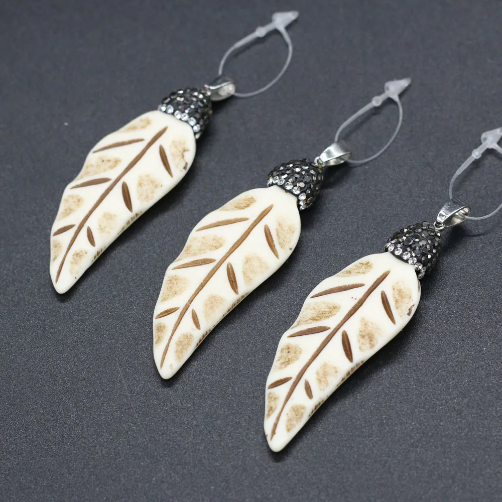 Кулон Ox Bone простой и Ретро стиль для самостоятельного изготовления ювелирных